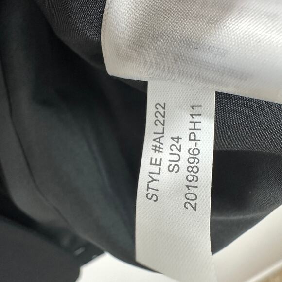 J.Crew Linen Blend One Button Blazer Jacket Classic Minimalist Black US 00 NWT - Picture 10 of 16